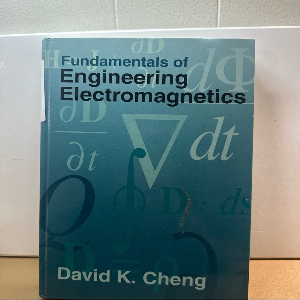 Fundamentals of Engineering Electromagnetics by David K. Cheng